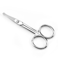 Hair eyebrows stainless steel scissors cutting tools round head nose hair beauty scissors